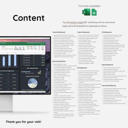 1000+ Excel Templates Bundle