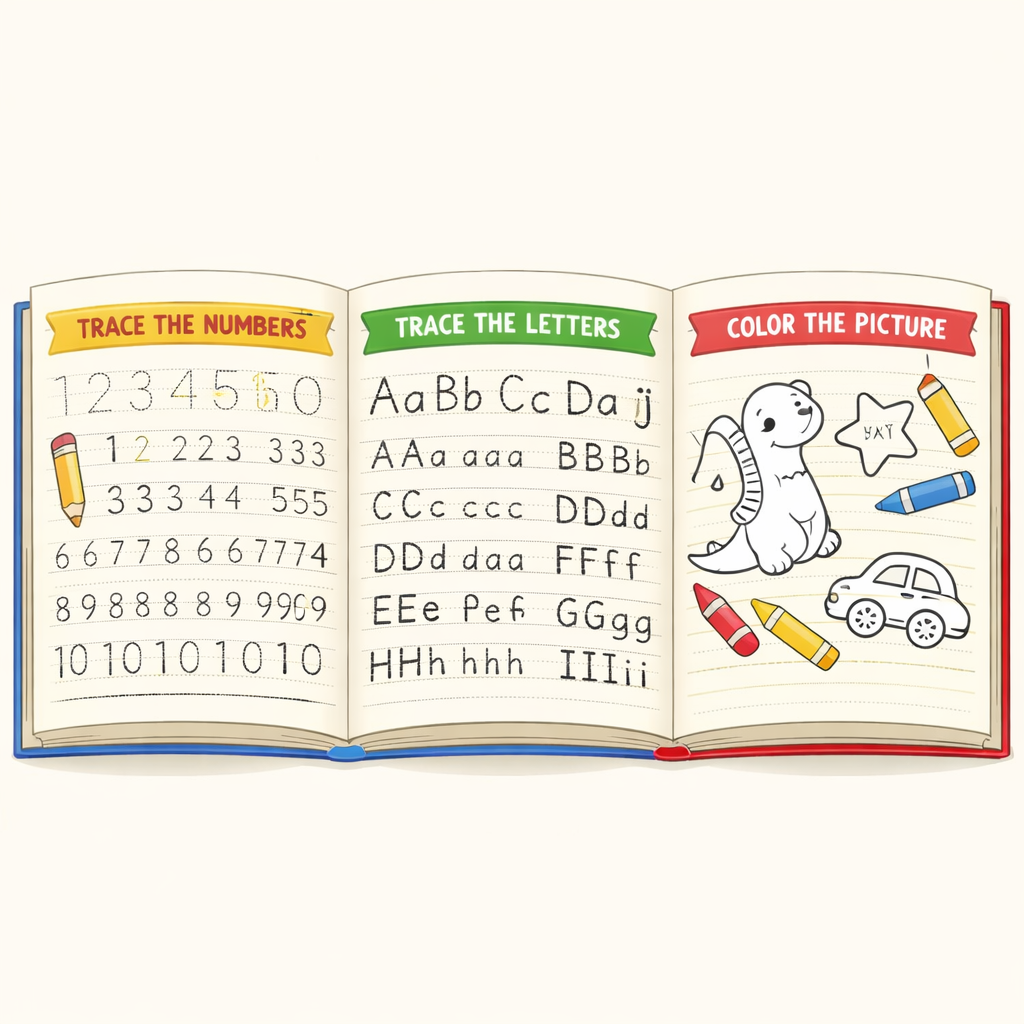 Complete Kids Learning Worksheet Library (Ages 2–12)
