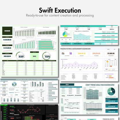 1000+ Excel Templates Bundle