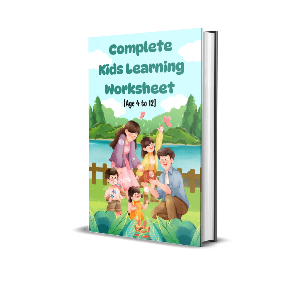 Complete Kids Learning Worksheet Library (Ages 2–12)